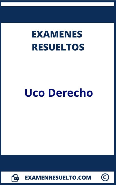 horario uco derecho|exámenes ade uco.